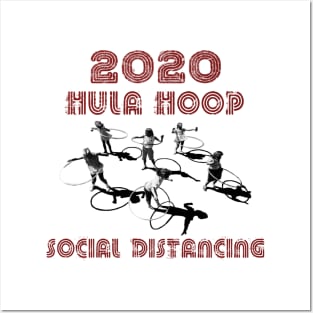 2020 Hula Hoop Social Distancing Posters and Art